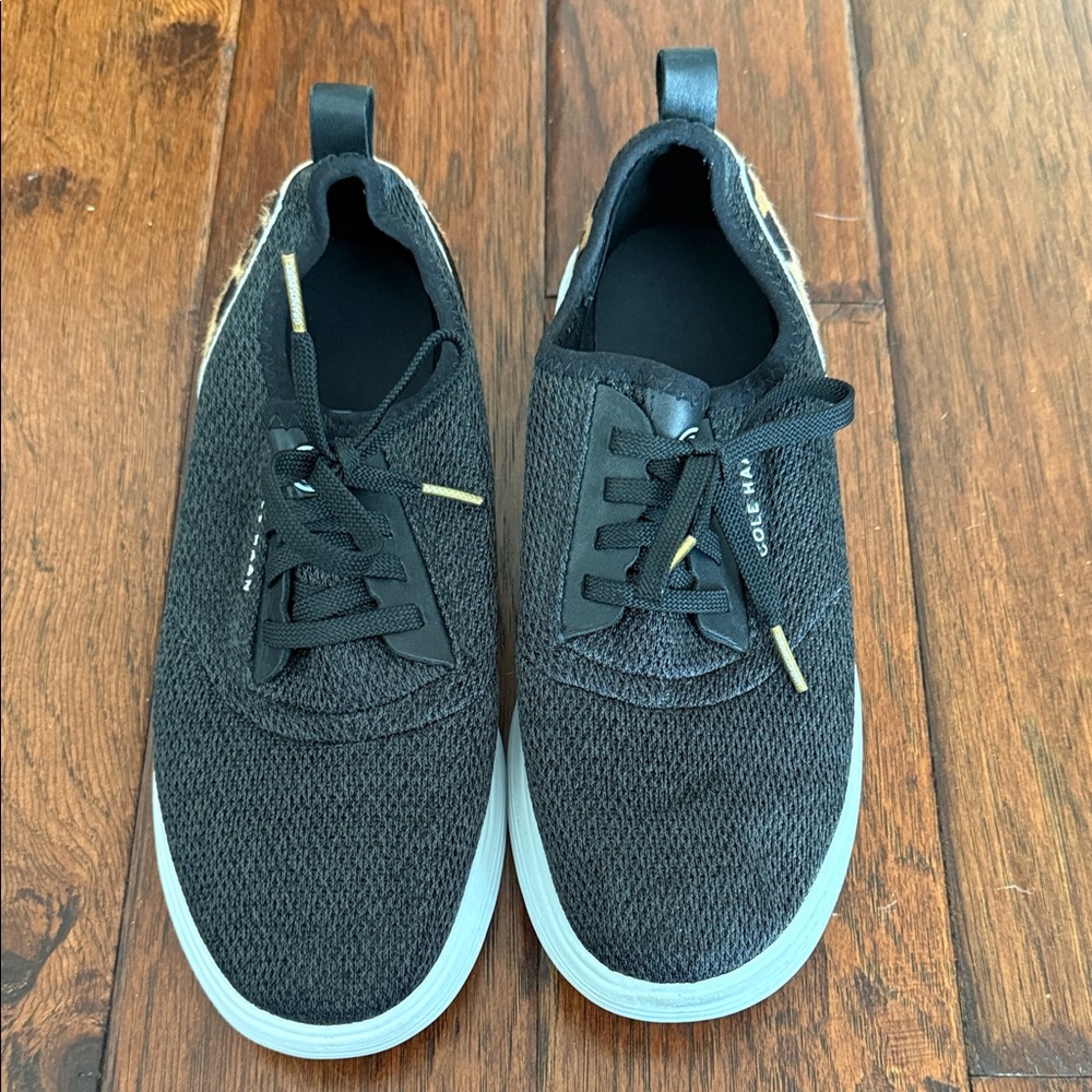 Cole Haan Women's Black and White Sneakers